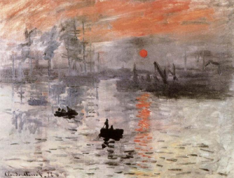 Impresstion Sunrise, Claude Monet